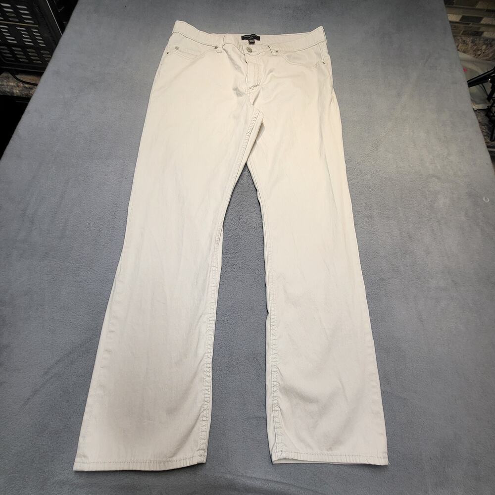 Banana Republic‎ Pants Mens 36x30 Beige Slim Fit Straight Leg